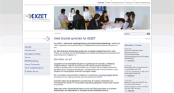 Desktop Screenshot of exzet.de